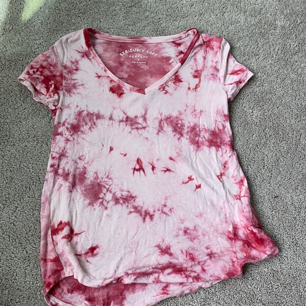 Pink Tie-dye top